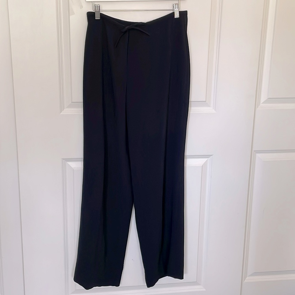 Vintage Olsen Collection Sheer Black Loose Fit Pants 8